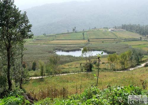 دریاچه استخر پشت شهرستان نکا